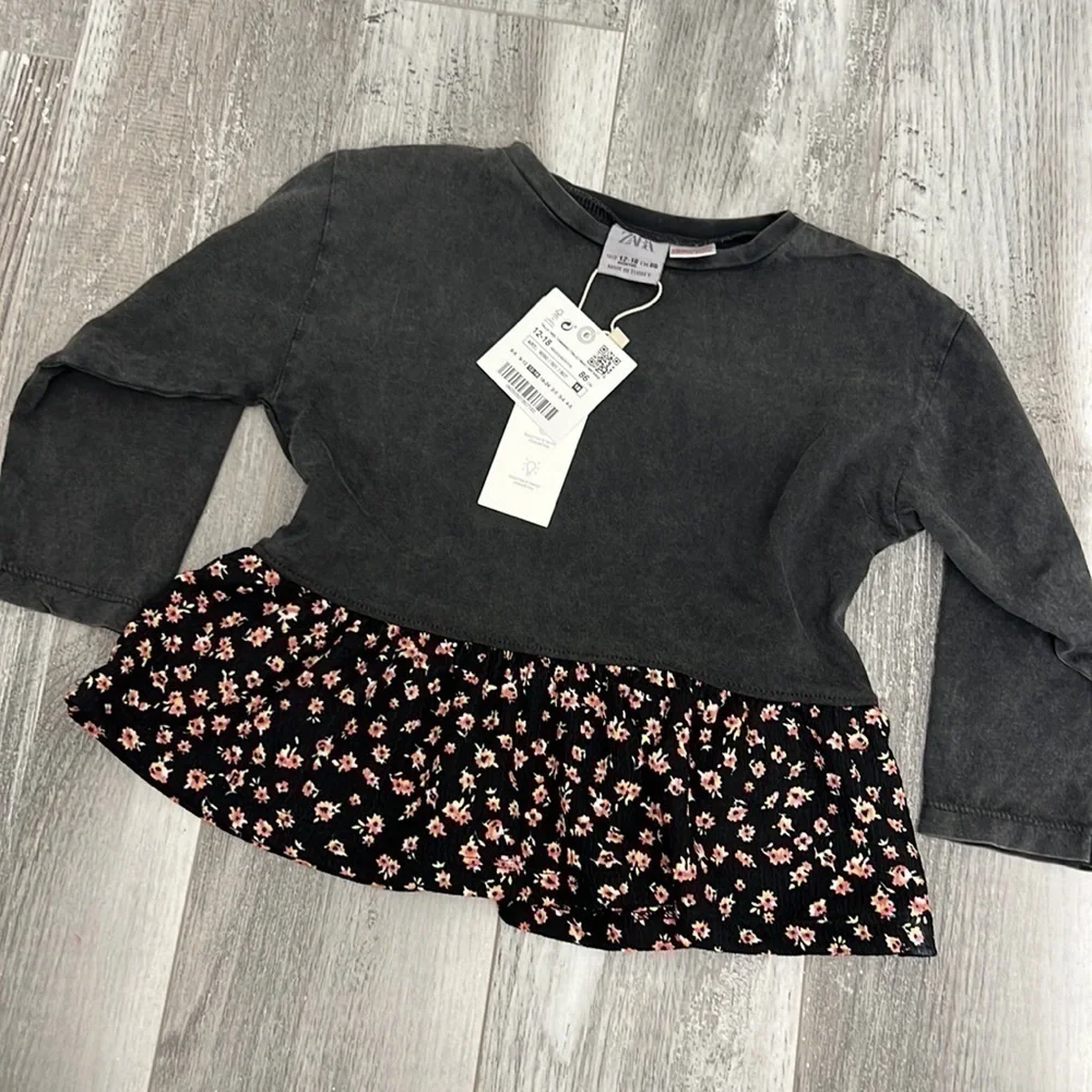 Zara Combination Plush Top